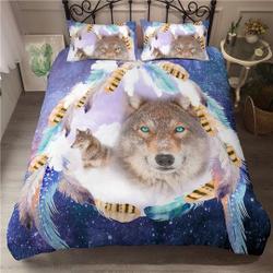 Wolf Bedding SetsGift For Your Girlfriend Boyfriend Gift For Love Gift For Friend Best Valentine Present Holiday Gift