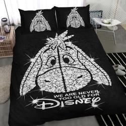 Eeyore Characters  Disney Graphic Cartoon  Bedding Set Gift For Your Girlfriend Boyfriend Gift For Love Gift For Friend Best Valentine Present Holiday Gift
