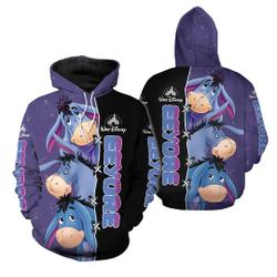 Eeyore Christmas Winnie The Pooh 3D Hoodie