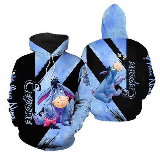 Eeyore Hoodie, Personalized Eeyore Hoodie, Winnie The Pooh Hoodie