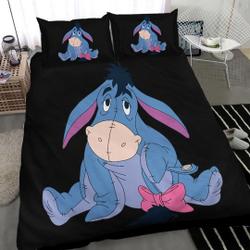 Eeyore Three Piece Printed Fashion Pattern Bedding Set Gift For Your Girlfriend Boyfriend Gift For Love Gift For Friend Best Valentine Present Holiday Gift