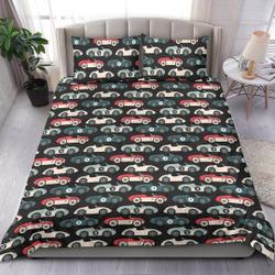 Car Pattern Bedding Set, Duvet Cover, Race Car BeddingGift For Your Girlfriend Boyfriend Gift For Love Gift For Friend Best Valentine Present Holiday Gift