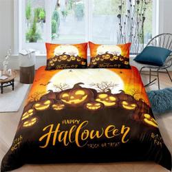 Happy Halloween bedding Set Gift For Your Girlfriend Boyfriend Gift For Love Gift For Friend Best Valentine Present Holiday Gift