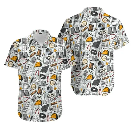 Electrical Tools Hawaiian Shirt Gift For Your Girlfriend Boyfriend Gift For Love Gift For Friend Best Valentine Present Holiday Gift
