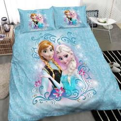Elsa and Anna Princess Frozen Kids Duvet CoverGift For Your Girlfriend Boyfriend Gift For Love Gift For Friend Best Valentine Present Holiday Gift