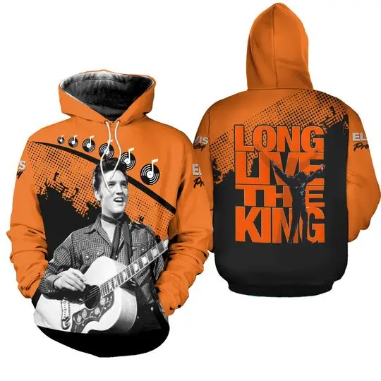 Elvis Presley Christmas 3D Hoodie