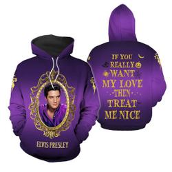 Elvis Presley 3D Hoodie, Elvis Presley Christmas 3D Hoodie