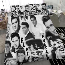 Elvis Presley Bedding Set Gift For Your Girlfriend Boyfriend Gift For Love Gift For Friend Best Valentine Present Holiday Gift