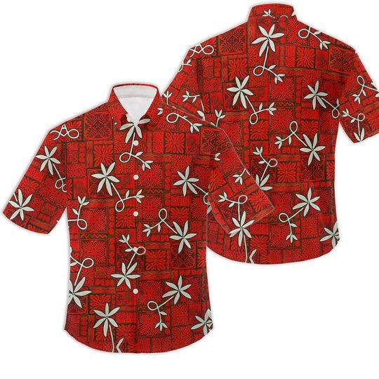 Elvis Presley Blue Red Color Hawaiian Shirt, Aloha Beach Shirt Gift For Your Girlfriend Boyfriend Gift For Love Gift For Friend Best Valentine Present Holiday Gift