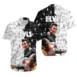 Elvis Presley Hawaiian Shirt Gift For Your Girlfriend Boyfriend Gift For Love Gift For Friend Best Valentine Present Holiday Gift