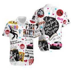 Elvis Presley Hawaiian Shirt Gift For Your Girlfriend Boyfriend Gift For Love Gift For Friend Best Valentine Present Holiday Gift