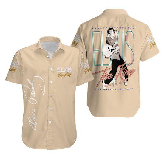 Elvis Presley Hawaiian Shirt Gift For Your Girlfriend Boyfriend Gift For Love Gift For Friend Best Valentine Present Holiday Gift