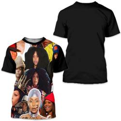 Erykah Badu Collage 3D T-Shirt Meaningful Gift For Family Gift For Boyfriend Valentine Gift