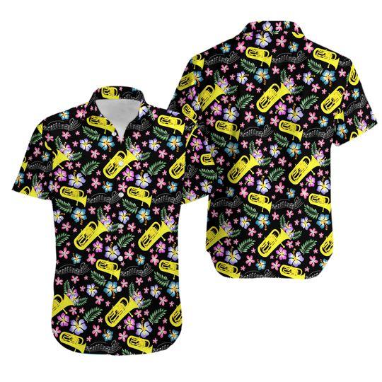 Euphonium Hawaiian Shirt Gift For Your Girlfriend Boyfriend Gift For Love Gift For Friend Best Valentine Present Holiday Gift