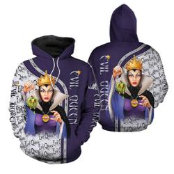 Evil Queen Snow White Disney 3D Printed Hoodie