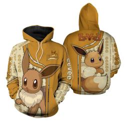 Evolution of Eevee 3D Hoodie
