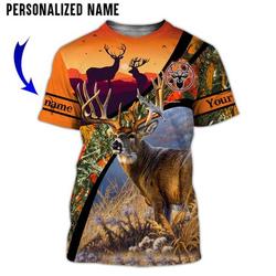 Personalized Graphic Outfit for Camo, Pants Deer Hunting 3D Printed Shirt Meaningful Gift For Family Gift For Boyfriend Valentine Gift