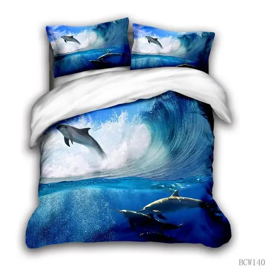 3D Dolphin Bedding SetsGift For Your Girlfriend Boyfriend Gift For Love Gift For Friend Best Valentine Present Holiday Gift