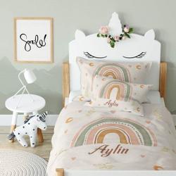 Rainbow Baby Girl Bedding Set Gift For Your Girlfriend Boyfriend Gift For Love Gift For Friend Best Valentine Present Holiday Gift