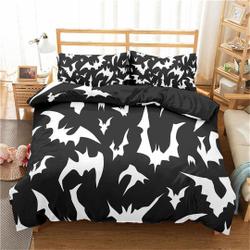 Bats Halloween Bedding Set Gift For Your Girlfriend Boyfriend Gift For Love Gift For Friend Best Valentine Present Holiday Gift