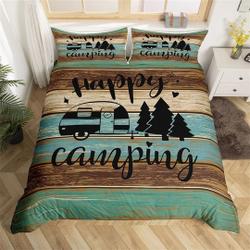 Happy Camping Bedding SetsGift For Your Girlfriend Boyfriend Gift For Love Gift For Friend Best Valentine Present Holiday Gift