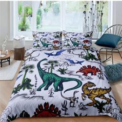 Colorful Dinosaurs Bedding SetsGift For Your Girlfriend Boyfriend Gift For Love Gift For Friend Best Valentine Present Holiday Gift