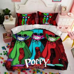 Personalized Huggy Wuggy Christmas Bedding Set Gift For Your Girlfriend Boyfriend Gift For Love Gift For Friend Best Valentine Present Holiday Gift