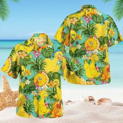 Big Bird Hawaiian Shirt, Hawaiian Shirt Gift For Your Girlfriend Boyfriend Gift For Love Gift For Friend Best Valentine Present Holiday Gift