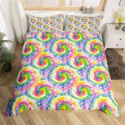 Bohemian Tie Dye Splicing Bedding SetsGift For Your Girlfriend Boyfriend Gift For Love Gift For Friend Best Valentine Present Holiday Gift