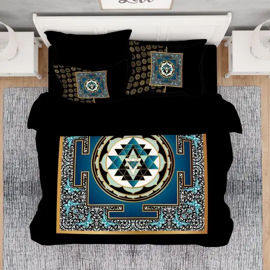 Sri Yantra Bedding setsGift For Your Girlfriend Boyfriend Gift For Love Gift For Friend Best Valentine Present Holiday Gift