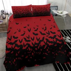 Gothic Bedding Set - Swarming Bats GothGift For Your Girlfriend Boyfriend Gift For Love Gift For Friend Best Valentine Present Holiday Gift