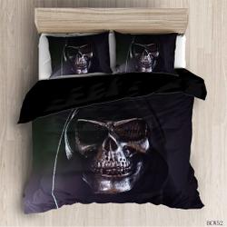 Skull Bedding Set Gift For Your Girlfriend Boyfriend Gift For Love Gift For Friend Best Valentine Present Holiday Gift