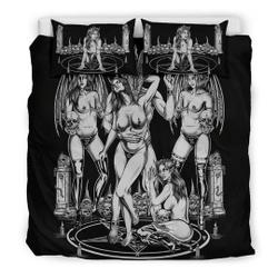 Skull Baphomet Erotic Revel In More Freedom And Realize It Throne Bedding Set Gift For Your Girlfriend Boyfriend Gift For Love Gift For Friend Best Valentine Present Holiday Gift