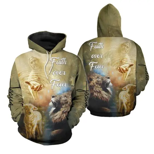 Faith Jesus 3D Hoodie