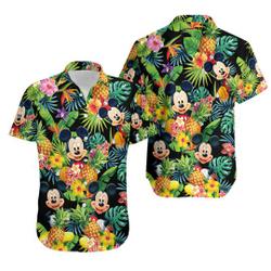 Family Mickey Mouse Hawaiian Shirt Gift For Your Girlfriend Boyfriend Gift For Love Gift For Friend Best Valentine Present Holiday Gift