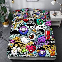 Halloween Bedding Set Gift For Your Girlfriend Boyfriend Gift For Love Gift For Friend Best Valentine Present Holiday Gift