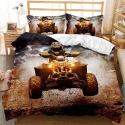 3D Brown Monster Truck Bedding Set Gift For Your Girlfriend Boyfriend Gift For Love Gift For Friend Best Valentine Present Holiday Gift