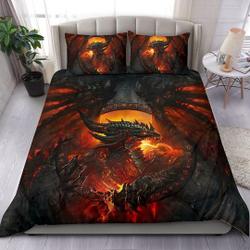 Dragon Fire Bedding SetsGift For Your Girlfriend Boyfriend Gift For Love Gift For Friend Best Valentine Present Holiday Gift