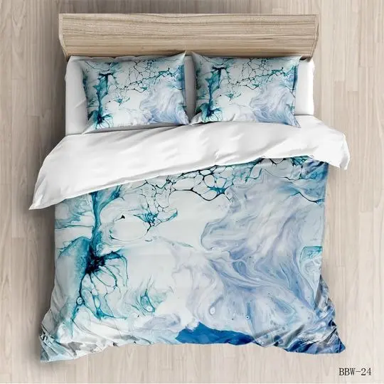 Marble Bedding Set Gift For Your Girlfriend Boyfriend Gift For Love Gift For Friend Best Valentine Present Holiday Gift