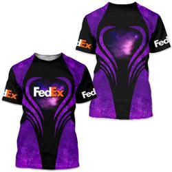 Fedex Galaxy T-shirt 3d gift for Delivery Driver| Fedex Home Meaningful Gift For Family Gift For Boyfriend Valentine Gift