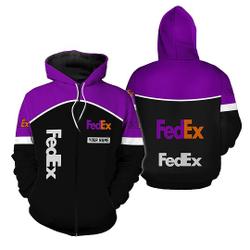 Fedex purple Hoodie 3d