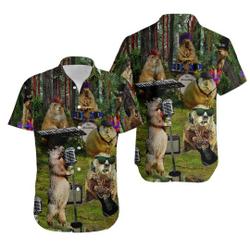 Feel Music Like Groundhogs Hawaiian Shirt Gift For Your Girlfriend Boyfriend Gift For Love Gift For Friend Best Valentine Present Holiday Gift