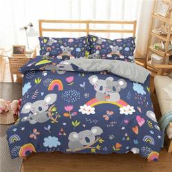 Bedding Set Black Pink FlowerGift For Your Girlfriend Boyfriend Gift For Love Gift For Friend Best Valentine Present Holiday Gift
