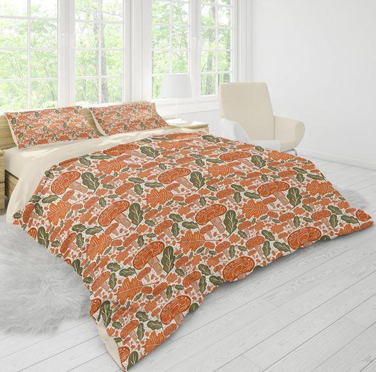 Autumn Botanical Bedding Set Gift For Your Girlfriend Boyfriend Gift For Love Gift For Friend Best Valentine Present Holiday Gift