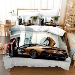 Auto Racing Bedding Set Gift For Your Girlfriend Boyfriend Gift For Love Gift For Friend Best Valentine Present Holiday Gift
