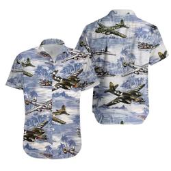Fighter Bomber Airplanes II Hawaiian Shirt Gift For Your Girlfriend Boyfriend Gift For Love Gift For Friend Best Valentine Present Holiday Gift