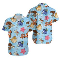 Finding Nemo Cartoon Character, Hawaiian Shirt Gift For Your Girlfriend Boyfriend Gift For Love Gift For Friend Best Valentine Present Holiday Gift