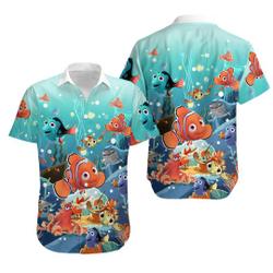 Finding Nemo Disney Hawaiian Shirt, Disney Hawaii Beach Shirt Gift For Your Girlfriend Boyfriend Gift For Love Gift For Friend Best Valentine Present Holiday Gift