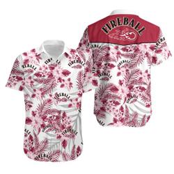 Fireball Whisky Hawaiian Shirt Gift For Your Girlfriend Boyfriend Gift For Love Gift For Friend Best Valentine Present Holiday Gift