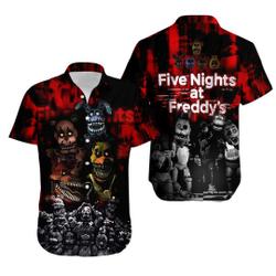 Five Nights At Freddy's Video Game 3D All Over Print T-shirt Gift For Your Girlfriend Boyfriend Gift For Love Gift For Friend Best Valentine Present Holiday Gift